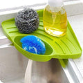 Captip wash basin corner stand for soap & scrubber holder