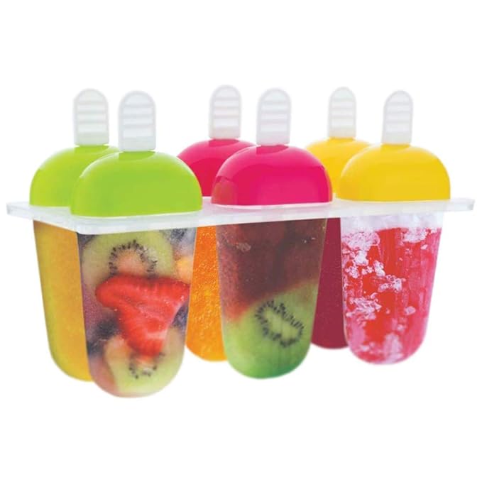 Rimoal Multi color 6  mould ice candy maker for home